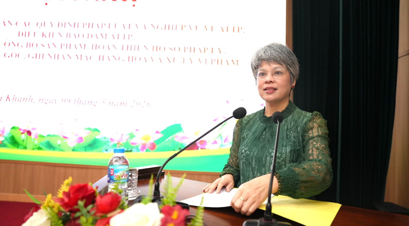 An Khánh: Tập huấn tuyên truyền hệ thống pháp luật và quy trình sản xuất an toàn thực phẩm về lĩnh vực công thương và nông lâm thủy sản- Ảnh 1.