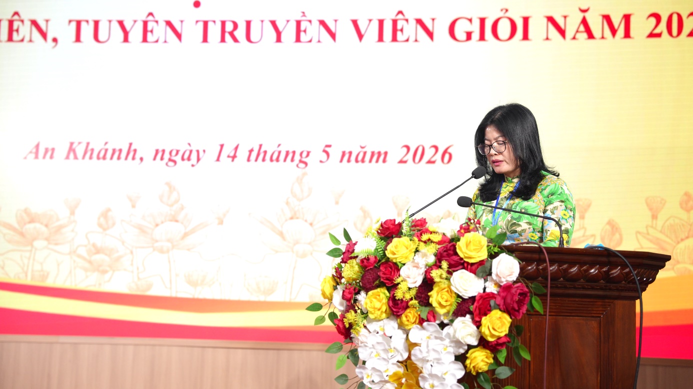 ​Hội thi Báo cáo viên, tuyên truyền viên giỏi xã An Khánh&nbsp;năm 2026- Ảnh 8.