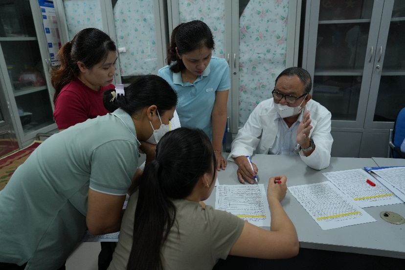 Thiết thực Chương trình miễn phí tầm soát phát hiện sớm bệnh ung thư đường tiêu hóa (CEA) dành cho đoàn viên Công đoàn xã Thuận An- Ảnh 3.
