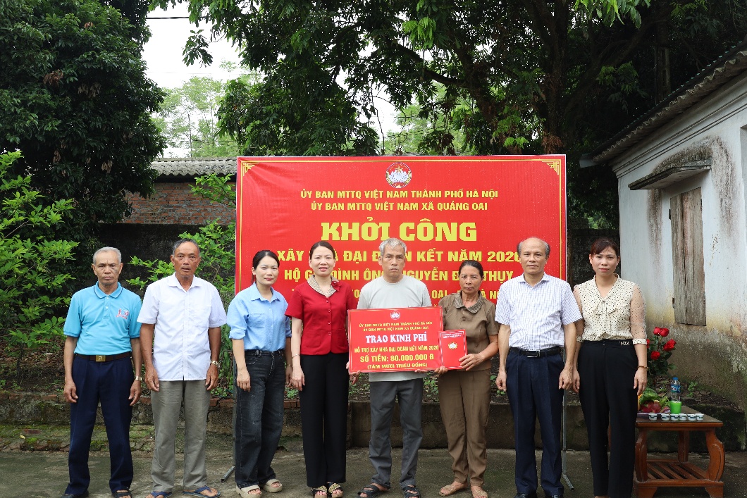 Khởi công những mái ấm nghĩa tình cho hộ khó khăn ở Quảng Oai- Ảnh 4.