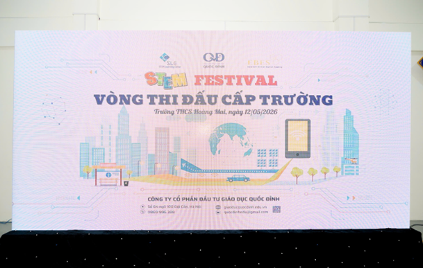 NGÀY HỘI STEM – NƠI TRÍ TUỆ TỎA SÁNG, ĐAM MÊ KHOA HỌC CẤT CÁNH TẠI TRƯỜNG THCS HOÀNG MAI- Ảnh 1.