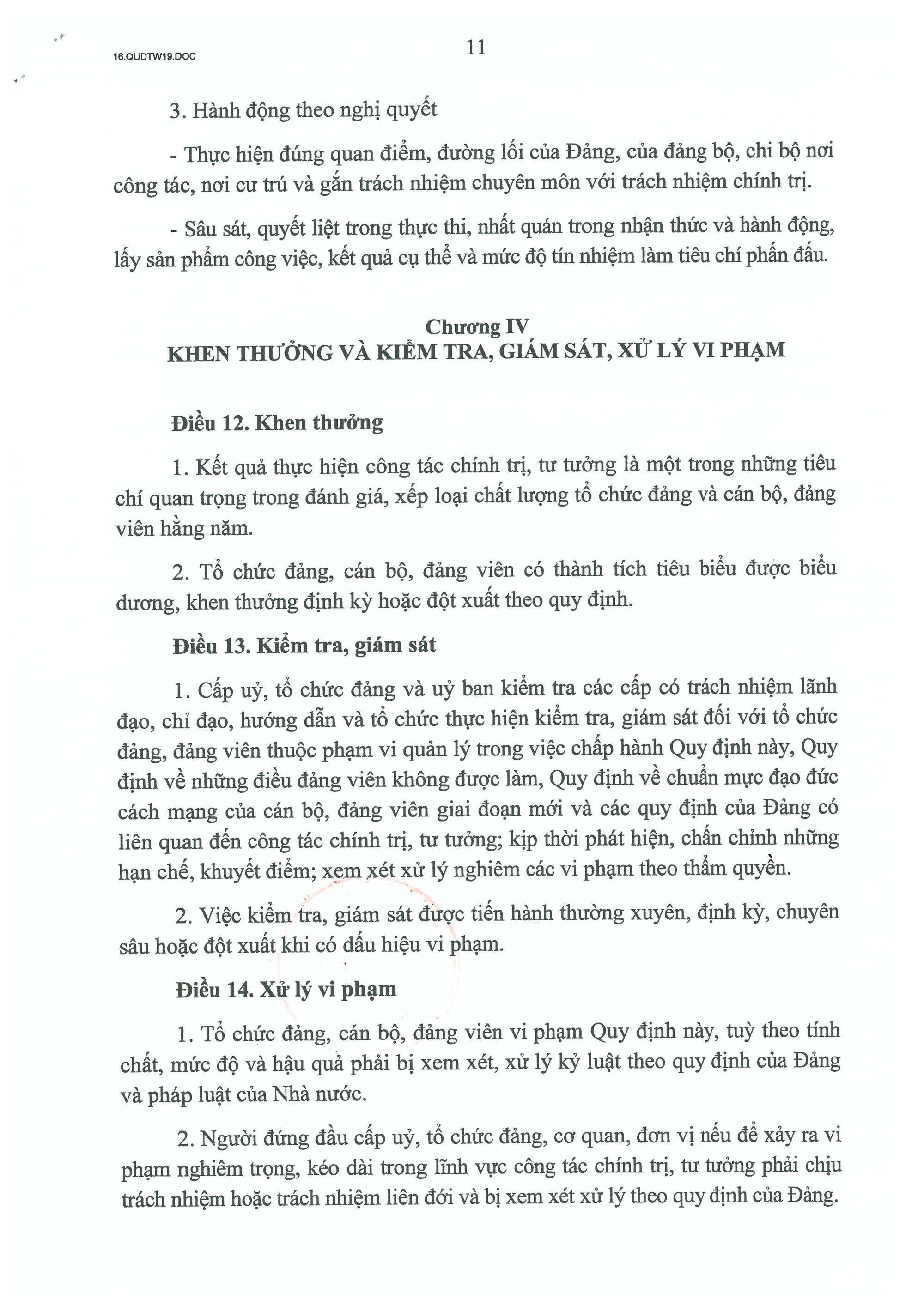 Quy định số 19-QĐ/TW về công tác chính trị, tư tưởng trong Đảng- Ảnh 11.