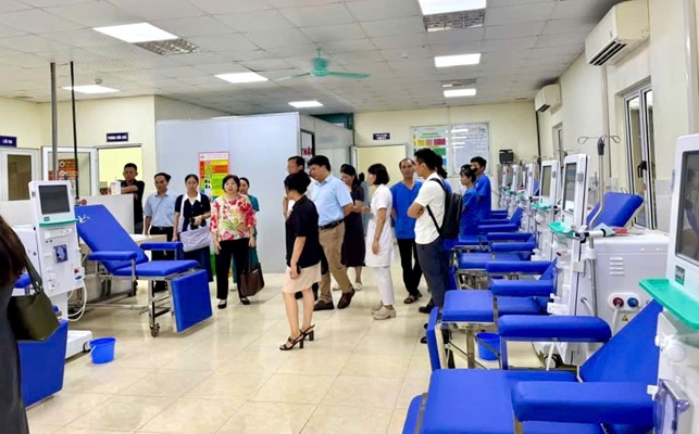Sở Y tế Hà Nội thẩm định triển khai Đơn nguyên Thận nhân tạo tại Bệnh viện đa khoa Hoài Đức- Ảnh 4.