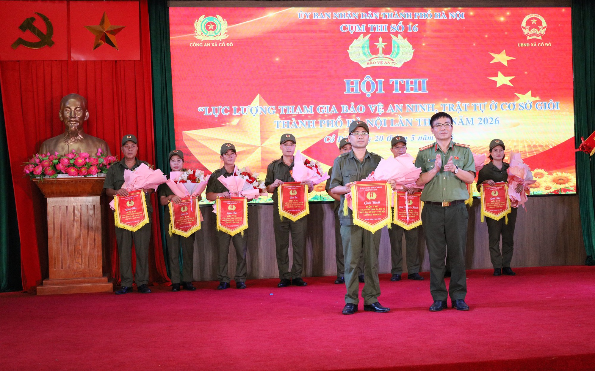 CỤM THI SỐ 16 THÀNH PHỐ HÀ NỘI TỔ CHỨC HỘI THI “LỰC LƯỢNG THAM GIA BẢO VỆ ANTT Ở CƠ SỞ GIỎI” LẦN THỨ NHẤT NĂM 2026