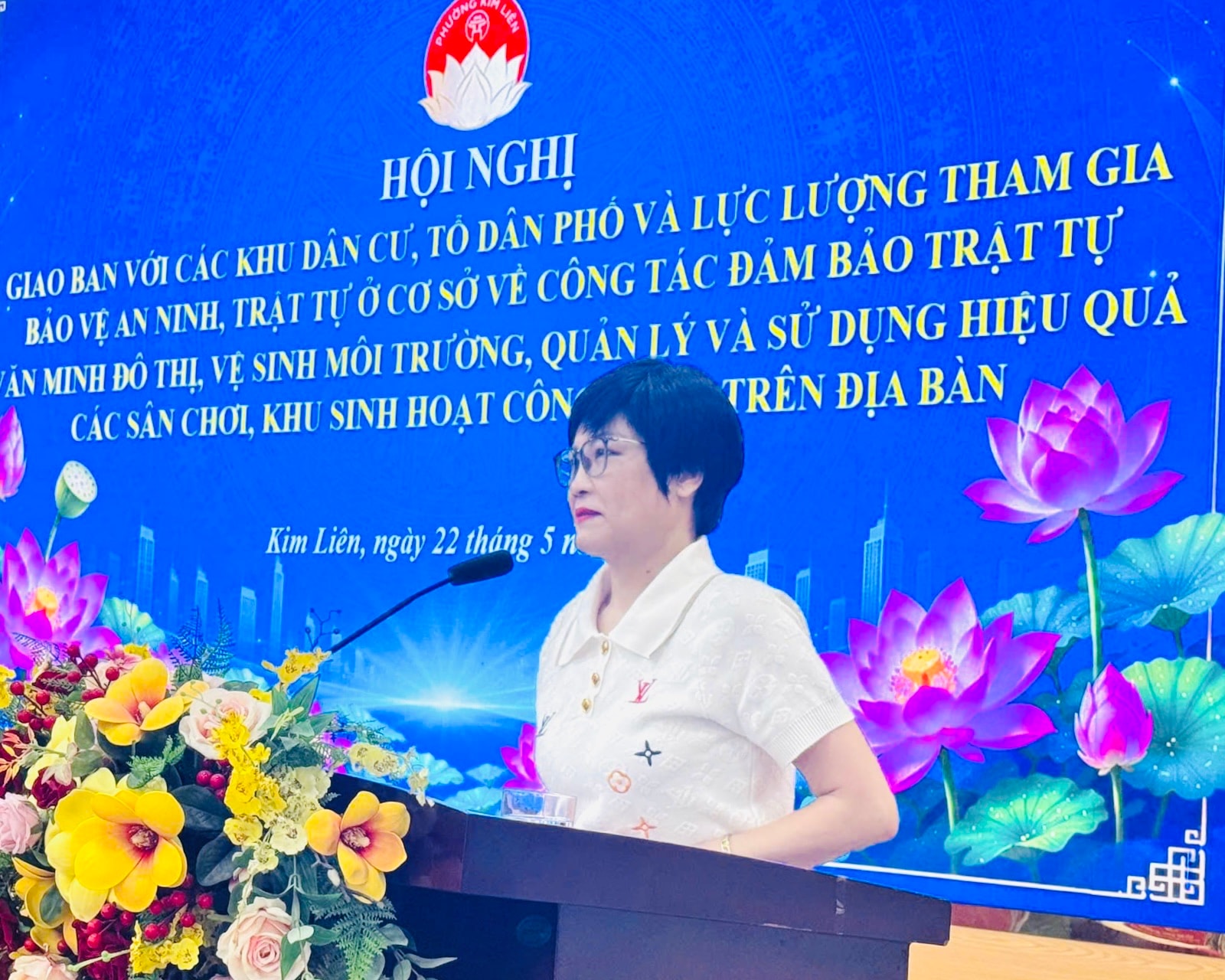 Phường Kim Liên tăng cường giải pháp về bảo đảm trật tự đô thị- Ảnh 1.