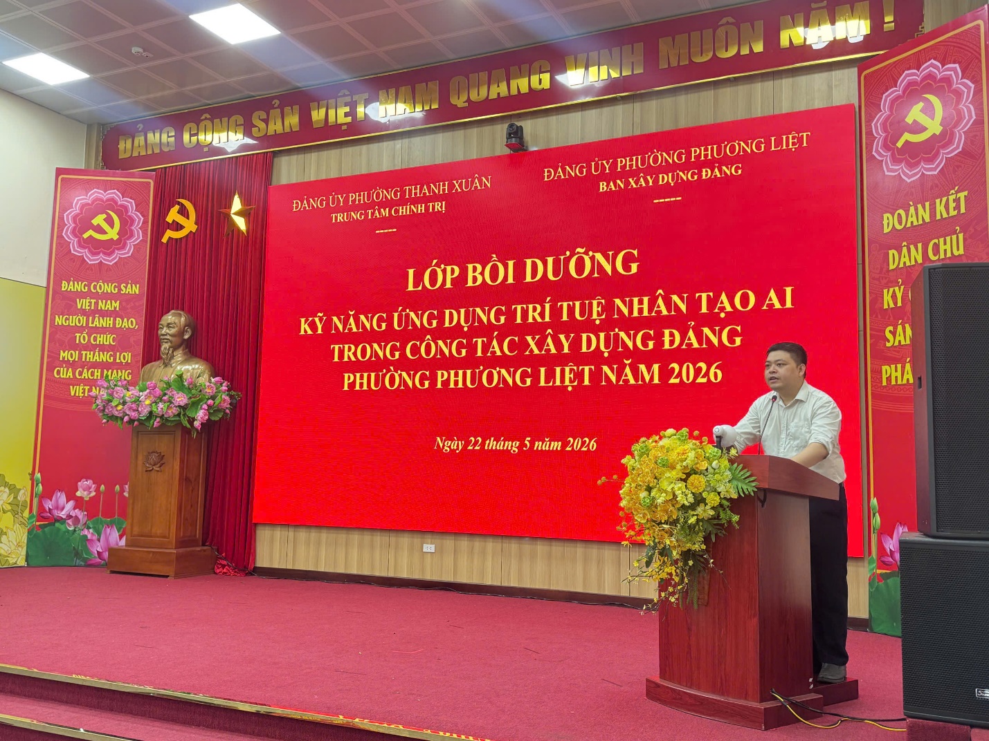 Phường Phương Liệt bồi dưỡng kỹ năng ứng dụng trí tuệ nhân tạo trong công tác xây dựng Đảng- Ảnh 3.