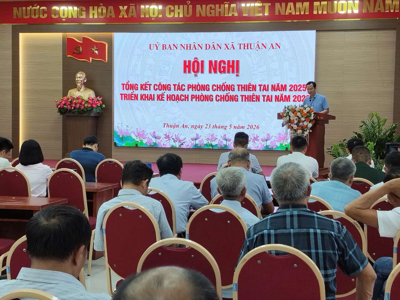 Hội nghị tổng kết công tác phòng chống thiên tai năm 2025; triển khai kế hoạch phòng chống thiên tai năm 2026.- Ảnh 1.