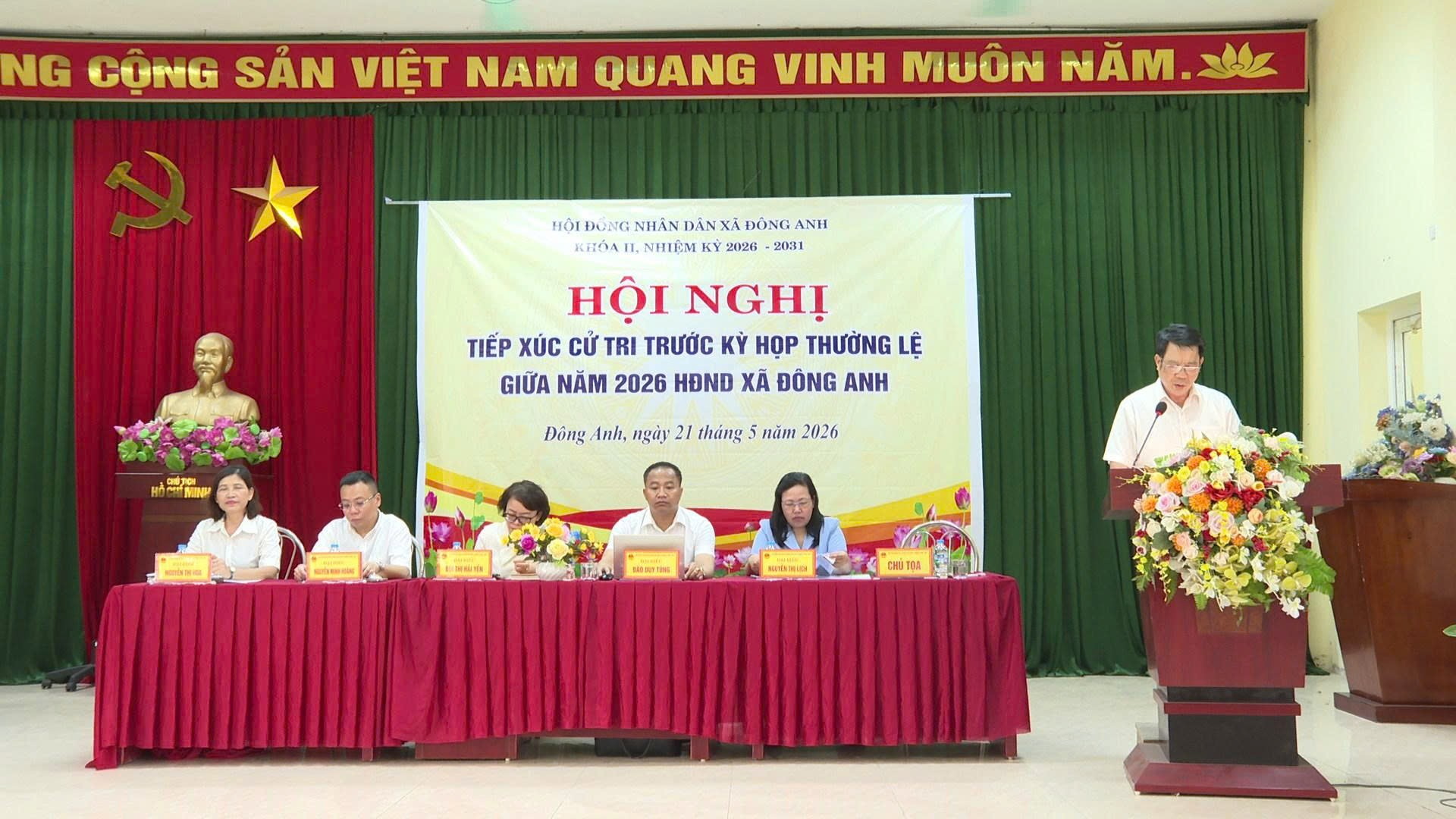 Tổ đại biểu HĐND số 01 và 04 xã Đông Anh khoá II, nhiệm kỳ 2026-2031 tiếp xúc cử tri trước kỳ họp thường lệ giữa năm 2026- Ảnh 1.