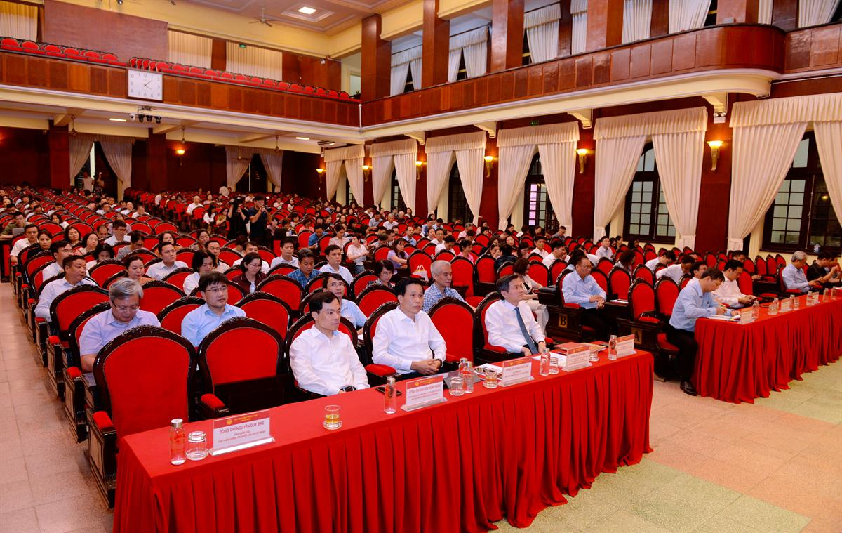 Bế mạc Lớp bồi dưỡng nâng cao năng lực xử lý tình huống thực tiễn đối với đội ngũ cán bộ cơ sở.- Ảnh 2.