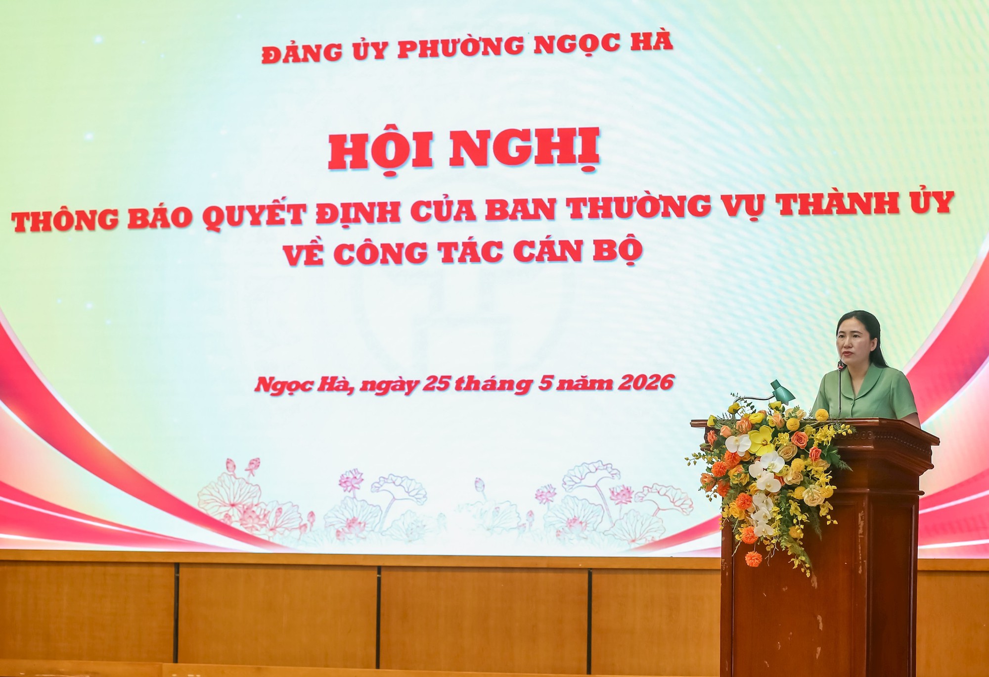 Đồng chí Đỗ Thị Lan Hương giữ chức Bí thư Đảng ủy phường Ngọc Hà- Ảnh 2.