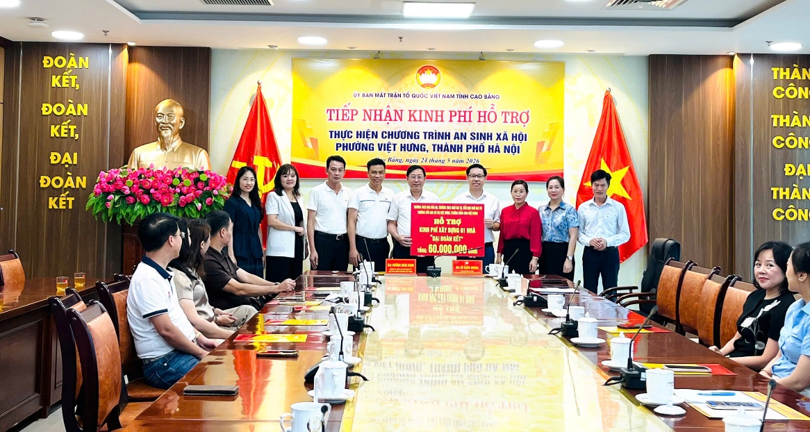 PHƯỜNG VIỆT HƯNG CHUNG TAY HỖ TRỢ TỈNH CAO BẰNG VỚI TỔNG NGUỒN LỰC 840 TRIỆU ĐỒNG- Ảnh 4.