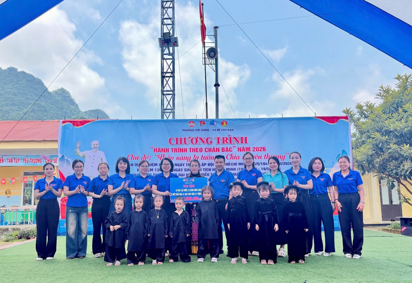 PHƯỜNG VIỆT HƯNG CHUNG TAY HỖ TRỢ TỈNH CAO BẰNG VỚI TỔNG NGUỒN LỰC 840 TRIỆU ĐỒNG- Ảnh 6.