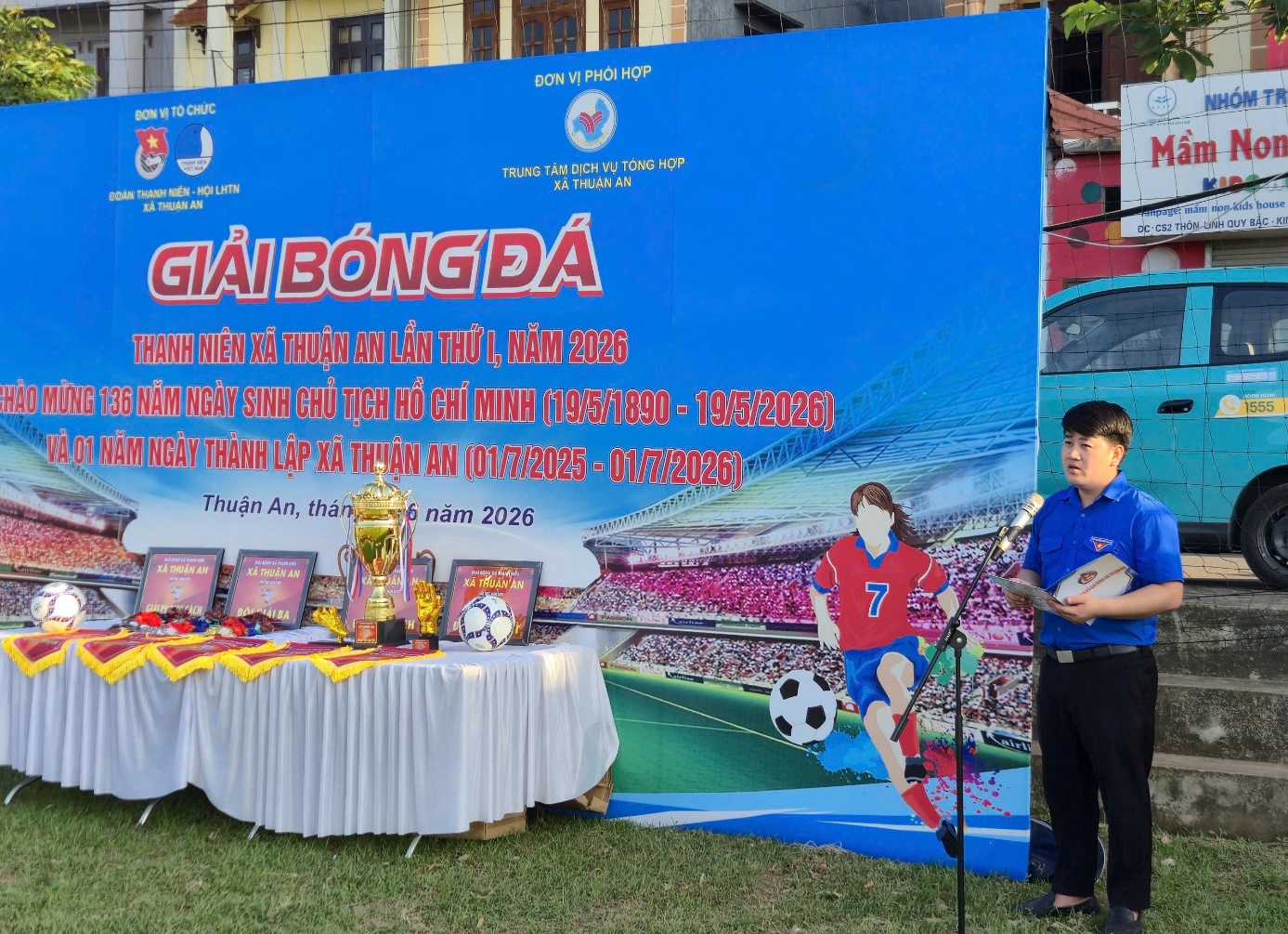 Khai mạc Giải bóng đá thanh niên xã Thuận An lần thứ I, năm 2026- Ảnh 3.