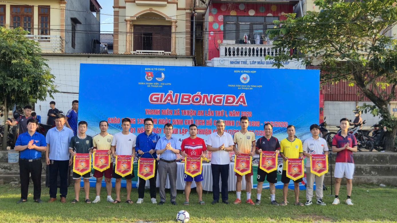 Khai mạc Giải bóng đá thanh niên xã Thuận An lần thứ I, năm 2026- Ảnh 4.