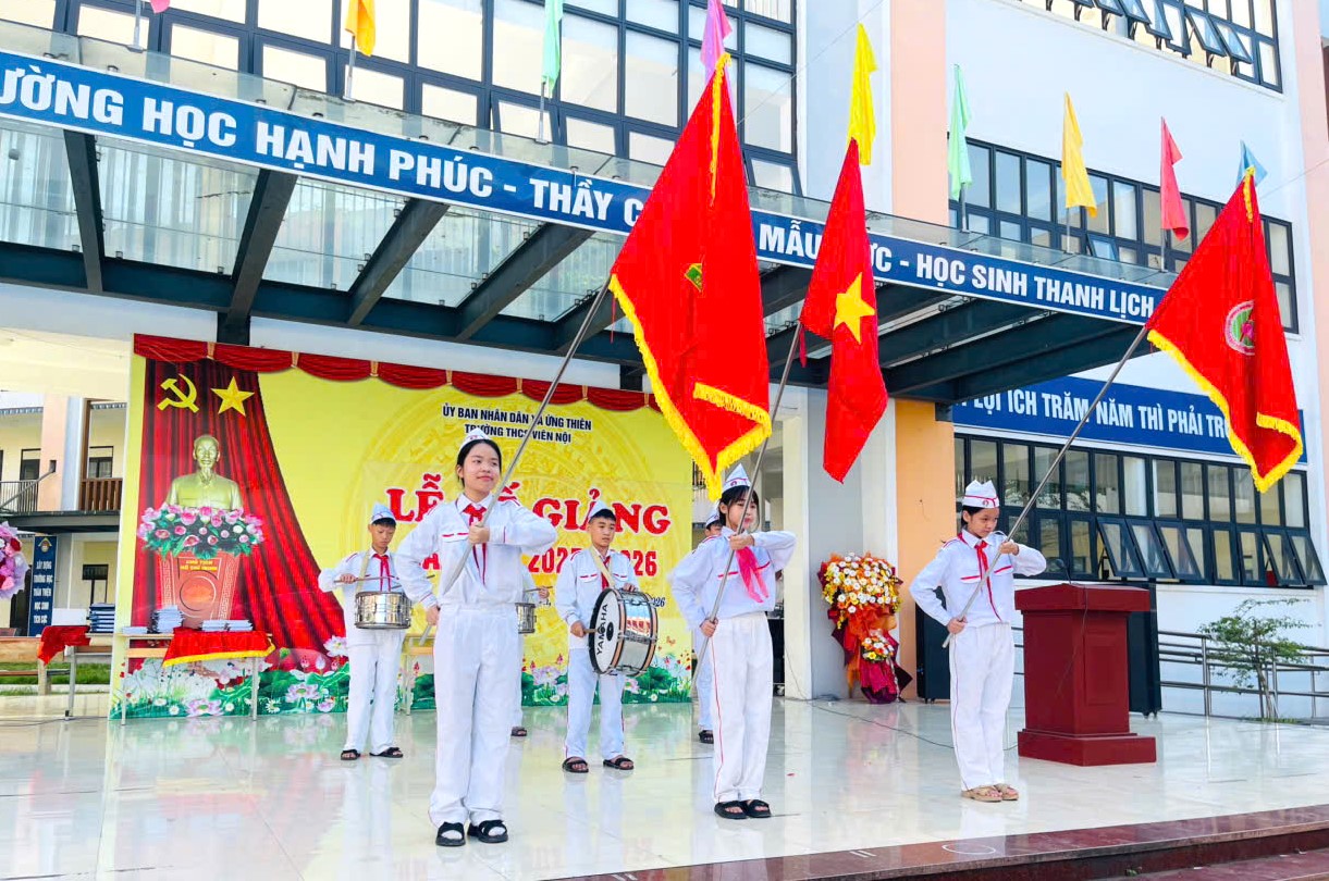 TRƯỜNG THCS VIÊN NỘI TỔ CHỨC LỄ TỔNG KẾT 
NĂM HỌC 2025 – 2026- Ảnh 1.