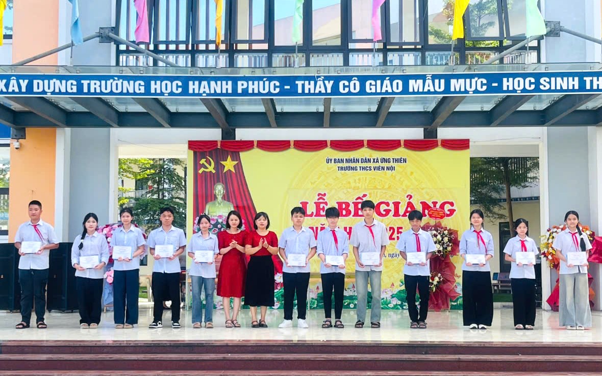 TRƯỜNG THCS VIÊN NỘI TỔ CHỨC LỄ TỔNG KẾT 
NĂM HỌC 2025 – 2026- Ảnh 3.