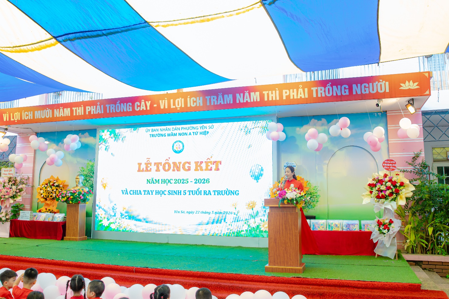 Trường mầm non A Tứ Hiệp tổ chức lễ tổng kết năm học 2025 – 2026 và chia tay học sinh 5 tuổi- Ảnh 2.