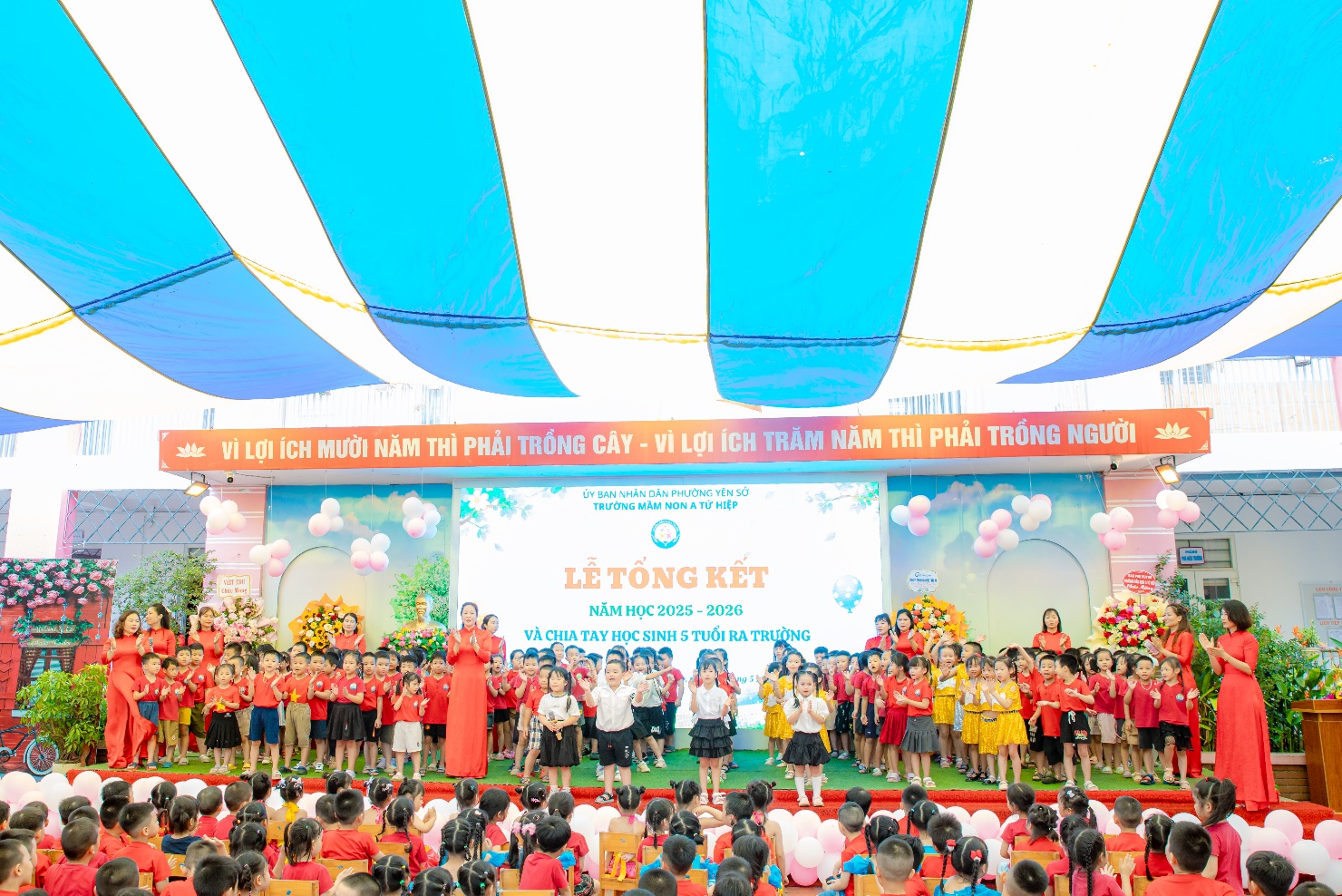 Trường mầm non A Tứ Hiệp tổ chức lễ tổng kết năm học 2025 – 2026 và chia tay học sinh 5 tuổi- Ảnh 5.
