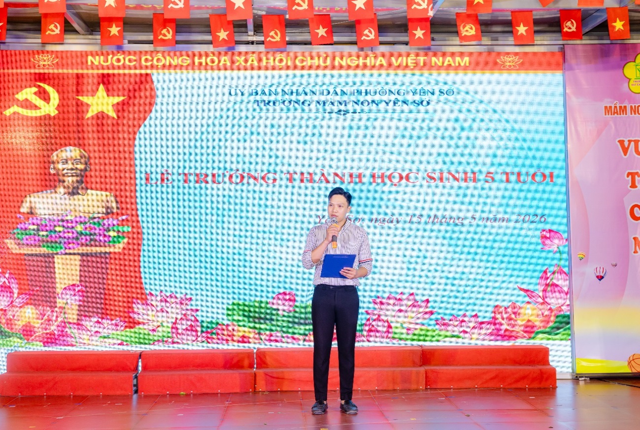 Sự kiện tháng 5 của trường Mầm non Yên Sở “Lễ trưởng thành và trao giấy chứng nhận tốt nghiệp cho các con học sinh niên khoá 2023-2026”.- Ảnh 7.