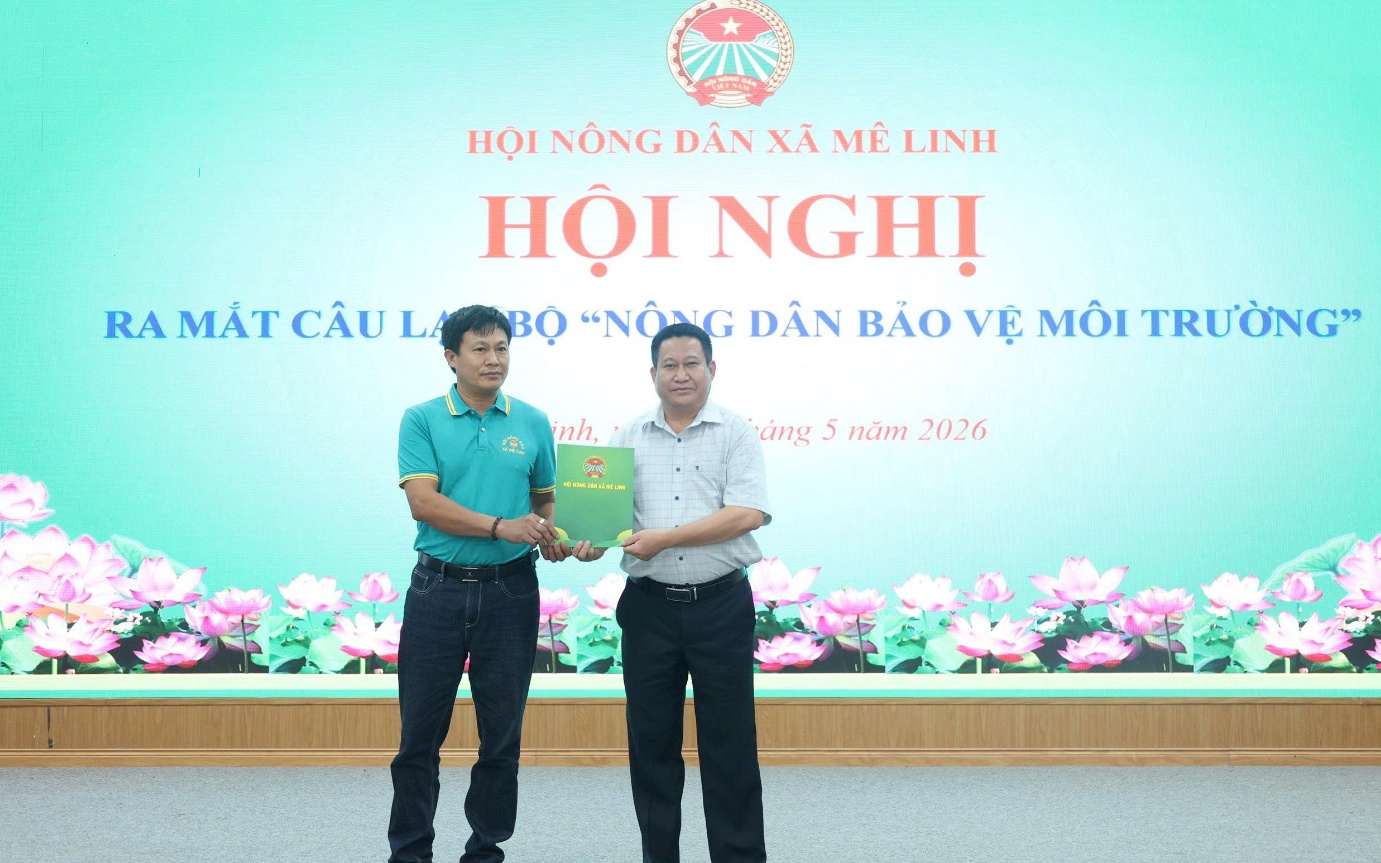 Hội Nông dân xã Mê Linh ra mắt Câu lạc bộ 