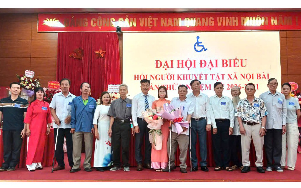 Đại hội đại biểu Hội Người khuyết tật xã Nội Bài lần thứ nhất, nhiệm kỳ 2026 - 2031