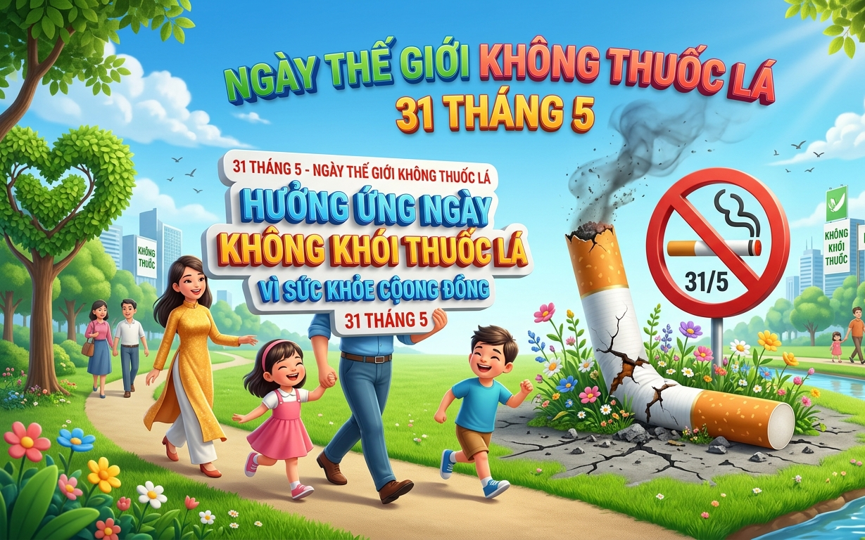 Quảng Bị tổ chức hoạt động hưởng ứng Ngày Thế giới không thuốc lá 31/5