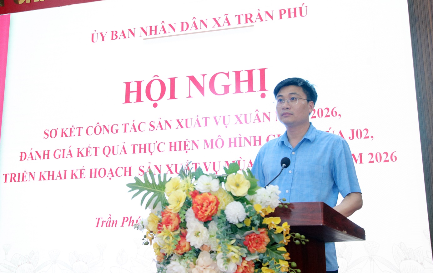 Hội nghị sơ kết công tác sản xuất vụ Xuân năm 2026, đánh giá kết quả thực hiện mô hình lúa J02 và triển khai kế hoạch sản xuất vụ Mùa, vụ Đông năm 2026–2027- Ảnh 3.