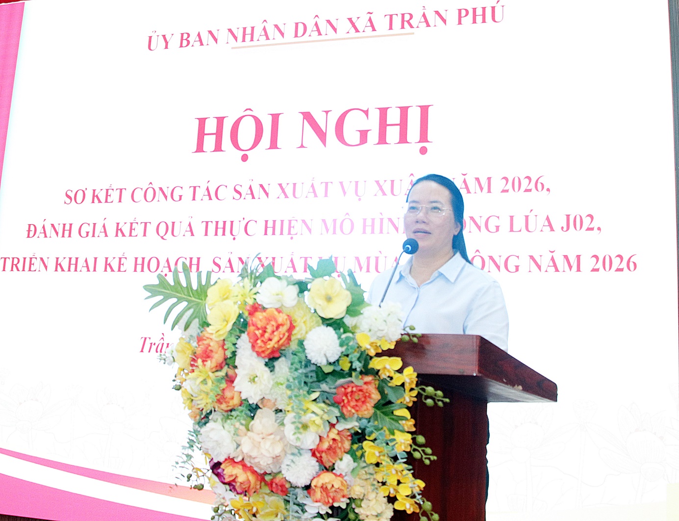 Hội nghị sơ kết công tác sản xuất vụ Xuân năm 2026, đánh giá kết quả thực hiện mô hình lúa J02 và triển khai kế hoạch sản xuất vụ Mùa, vụ Đông năm 2026–2027- Ảnh 5.