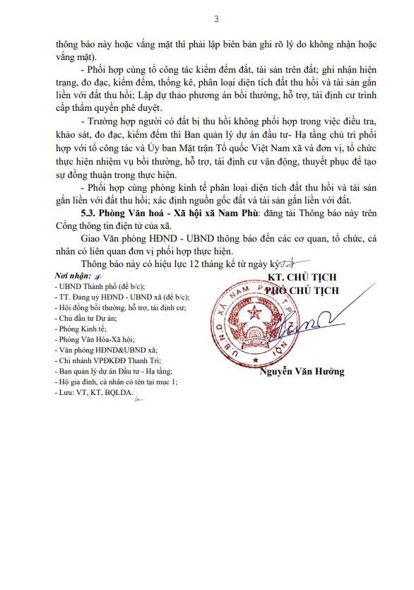 Thông báo thu hồi đất số 334/TB-UBND ngày 25/5/2026 của UBND xã Nam Phù- Ảnh 3.