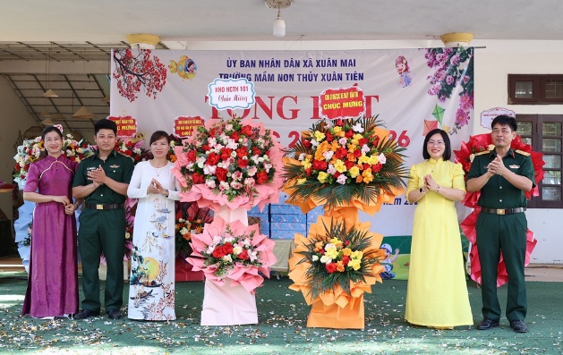 Cô và trò trường Mầm non Thủy Xuân Tiên hoàn thành xuất sắc nhiệm vụ năm học 2025 - 2026- Ảnh 5.