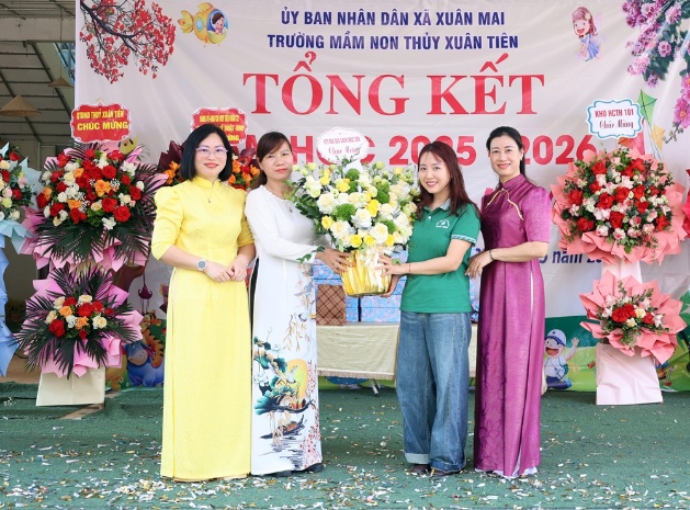 Cô và trò trường Mầm non Thủy Xuân Tiên hoàn thành xuất sắc nhiệm vụ năm học 2025 - 2026- Ảnh 10.