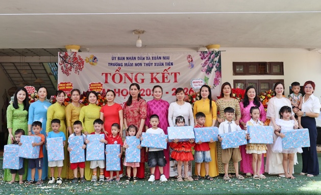 Cô và trò trường Mầm non Thủy Xuân Tiên hoàn thành xuất sắc nhiệm vụ năm học 2025 - 2026- Ảnh 13.