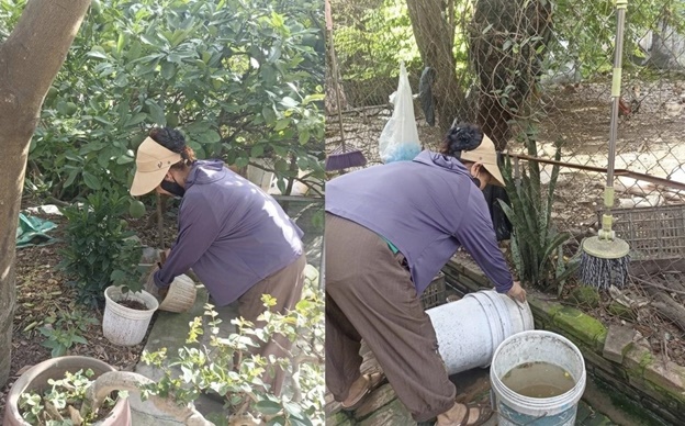 Xã Hoài Đức đồng loạt ra quân chiến dịch tổng vệ sinh môi trường, quyết tâm "quét sạch" sốt xuất huyết từ gốc- Ảnh 3.