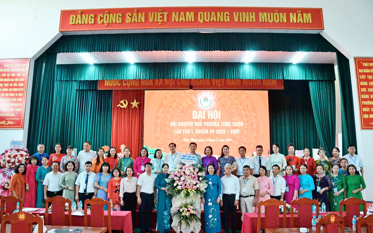 Đại hội Hội Khuyến học phường Tùng Thiện lần thứ I, nhiệm kỳ 2026–2031