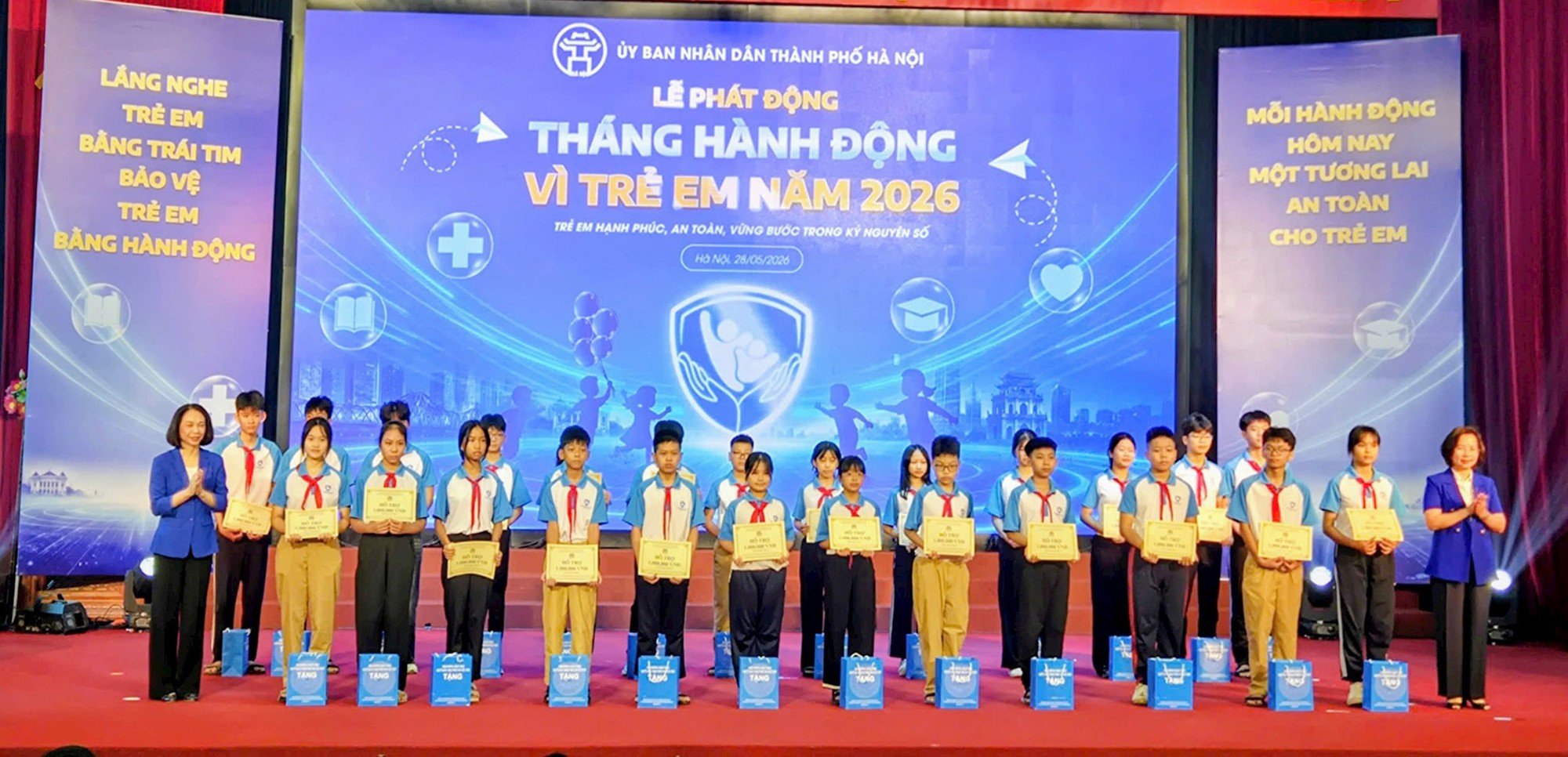 Xã Quảng Bị tham dự Lễ phát động Tháng hành động vì trẻ em năm Thành phố Hà Nội năm 2026- Ảnh 7.