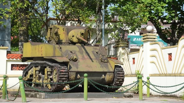 Bảo tàng Lịch sử Quân sự Việt Nam tiếp nhận xe tăng M5 Stuart từ xã Quảng Oai- Ảnh 3.