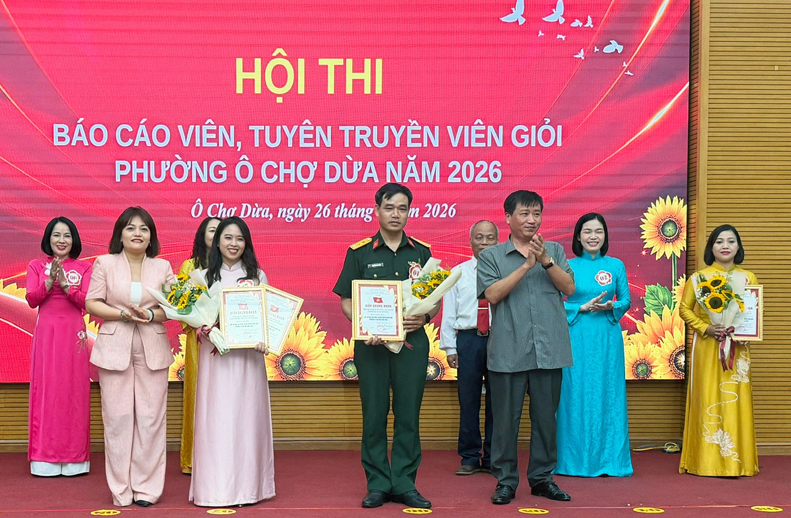 Phường Ô Chợ Dừa: 7 thí sinh tranh tài tại chung khảo Hội thi báo cáo viên- Ảnh 5.