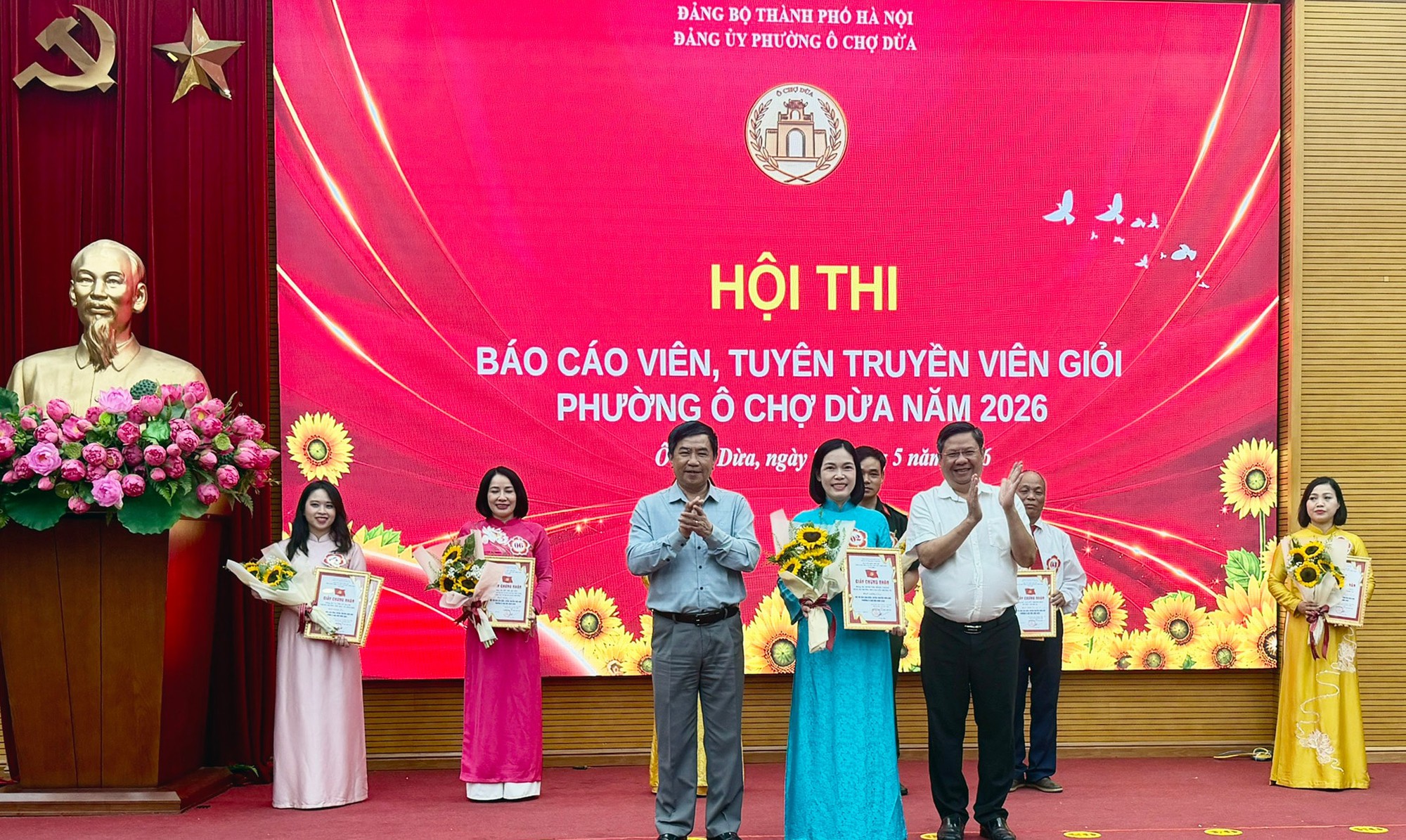 Phường Ô Chợ Dừa: 7 thí sinh tranh tài tại chung khảo Hội thi báo cáo viên- Ảnh 3.