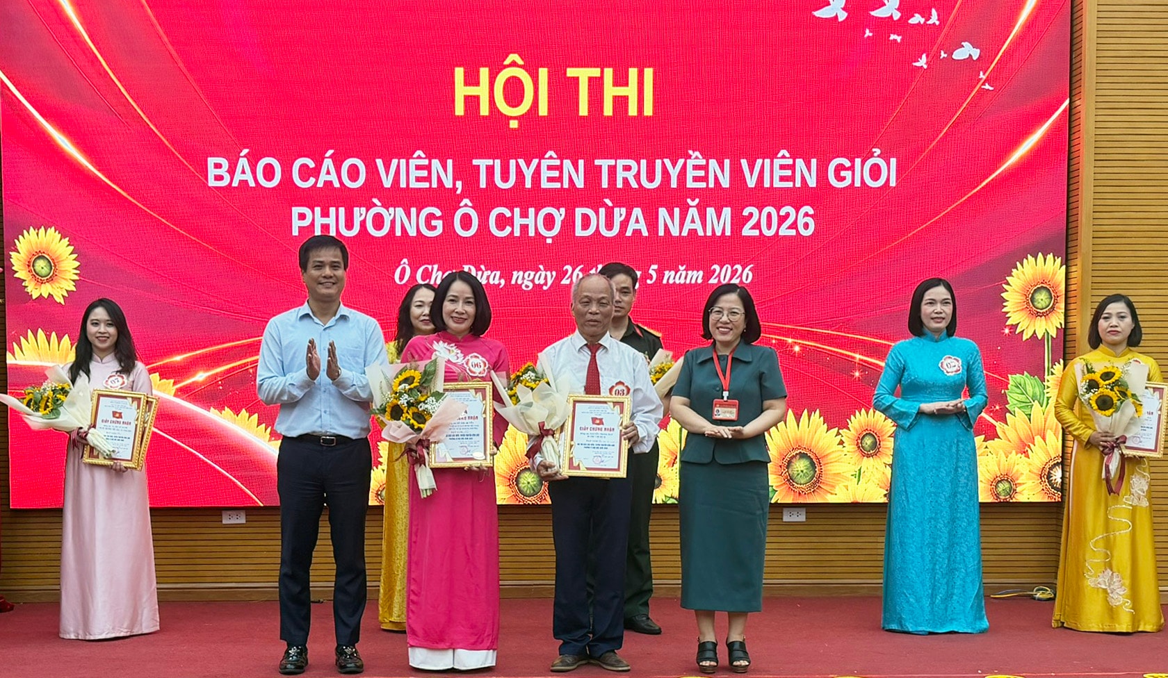 Phường Ô Chợ Dừa: 7 thí sinh tranh tài tại chung khảo Hội thi báo cáo viên- Ảnh 4.