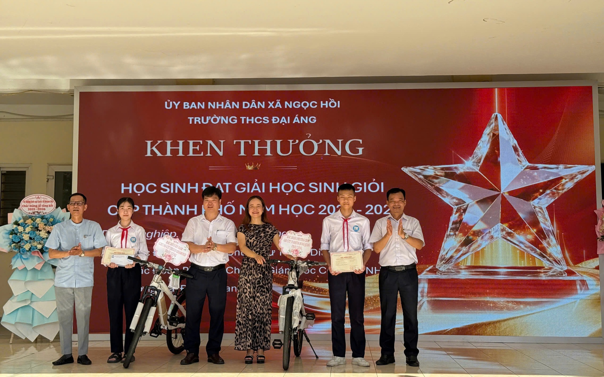 TRƯỜNG THCS ĐẠI ÁNG: TRANG TRỌNG TỔ CHỨC LỄ TỔNG KẾT, TUYÊN DƯƠNG GIÁO VIÊN VÀ HỌC SINH XUẤT SẮC NĂM HỌC 2025 – 2026