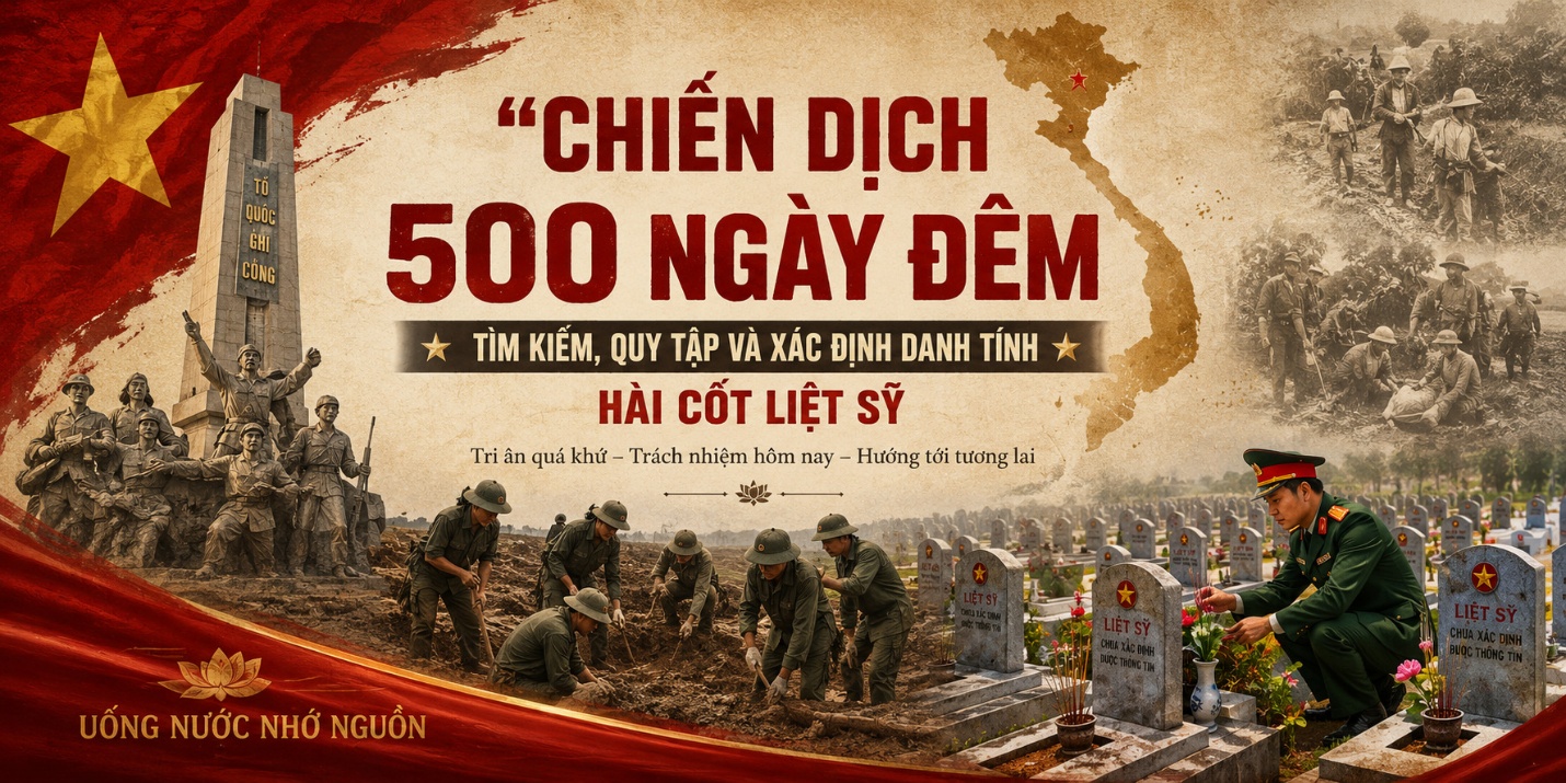 “Chiến dịch 500 ngày đêm” tìm kiếm quy tập và xác định danh tính hài cốt liệt sỹ- Ảnh 1.