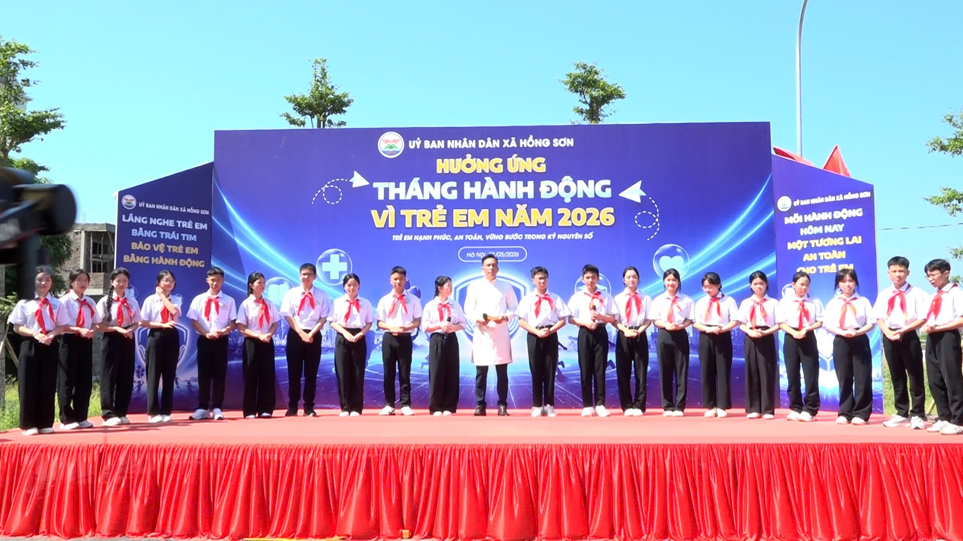 Hồng Sơn hưởng ứng phát động Tháng hành động vì trẻ em năm 2026 - Trẻ em hạnh phúc, an toàn, vững bước trong kỷ nguyên số- Ảnh 3.