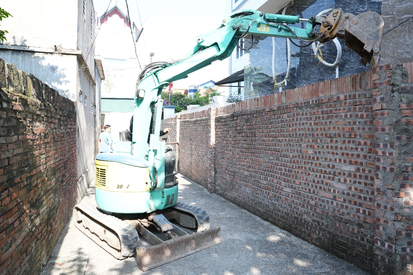 A machine in a yard  AI-generated content may be incorrect.