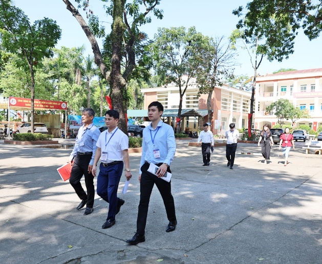 Xuân Mai: kiểm tra công tác chuẩn bị kỳ thi tuyển sinh vào lớp 10 Trung học phổ thông năm học 2026 - 2027- Ảnh 1.