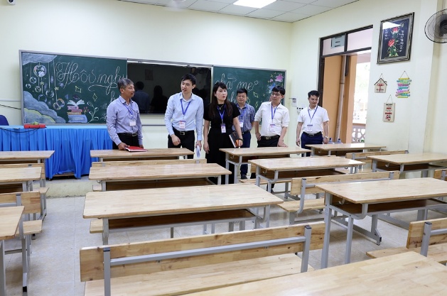 Xuân Mai: kiểm tra công tác chuẩn bị kỳ thi tuyển sinh vào lớp 10 Trung học phổ thông năm học 2026 - 2027- Ảnh 3.