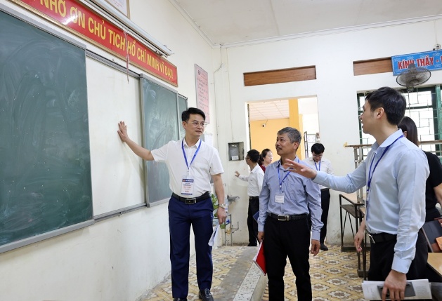 Xuân Mai: kiểm tra công tác chuẩn bị kỳ thi tuyển sinh vào lớp 10 Trung học phổ thông năm học 2026 - 2027- Ảnh 4.