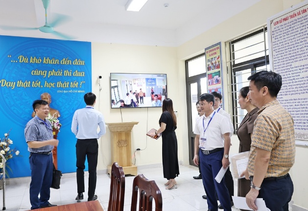 Xuân Mai: kiểm tra công tác chuẩn bị kỳ thi tuyển sinh vào lớp 10 Trung học phổ thông năm học 2026 - 2027- Ảnh 8.