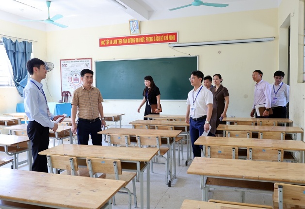 Xuân Mai: kiểm tra công tác chuẩn bị kỳ thi tuyển sinh vào lớp 10 Trung học phổ thông năm học 2026 - 2027- Ảnh 10.