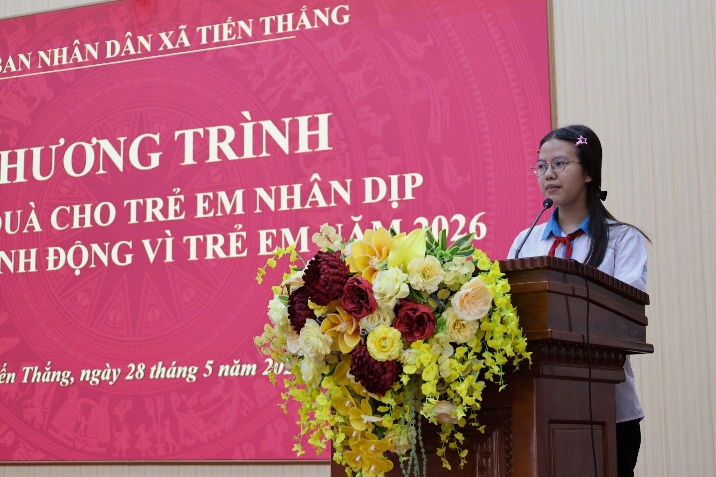 Xã Tiến Thắng tổ chức Lễ phát động Tháng hành động vì trẻ em thành phố Hà Nội năm 2026 và tặng quà nhân dịp Quốc tế thiếu nhi 1/6- Ảnh 5.