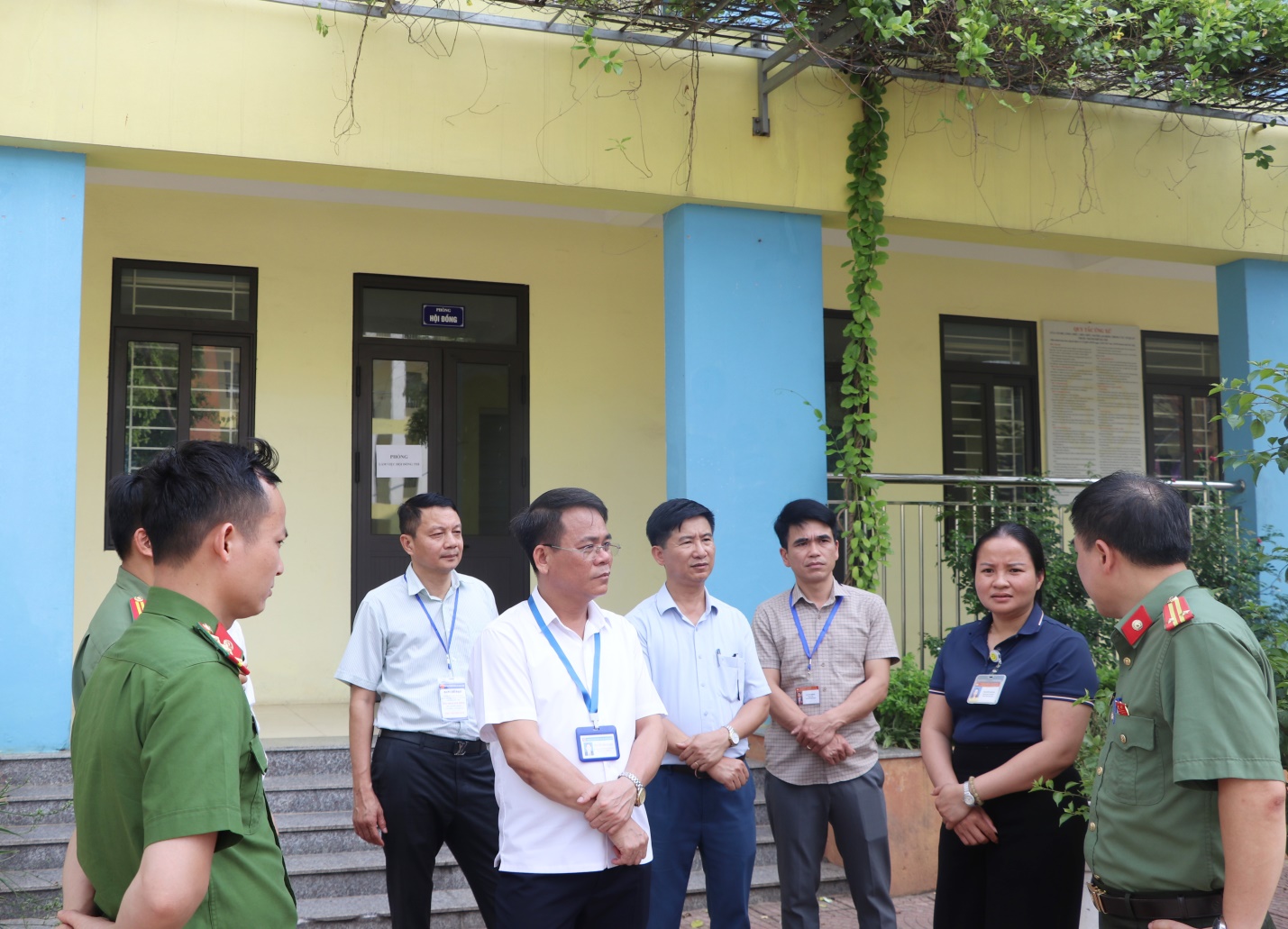 UBND xã Trần Phú tổ chức kiểm tra hai điểm thi vào lớp 10, THPT năm học  2026 – 2026.- Ảnh 3.